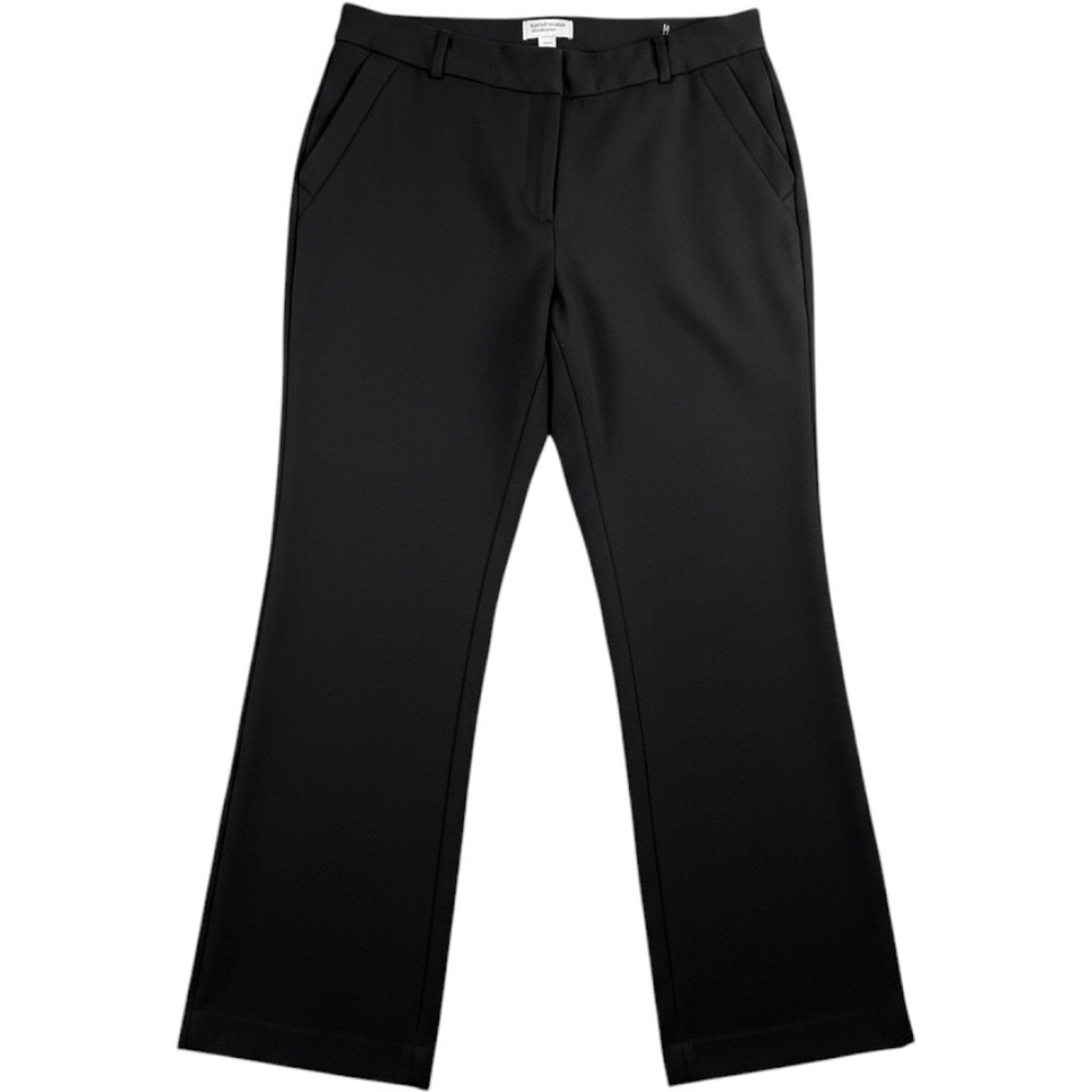 Charter Club Dress Pants 16P Black Classic Fit Stretch Trouser